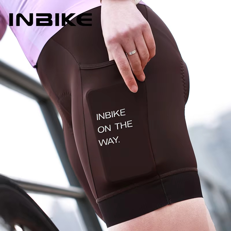 Cycling Commuter Pants - Inbike-女性用の通気性のあるサイクリングショーツ、パッド入りの下着、サイクリング、ポケット付きの自転車服、ロードバイク、ライディングパンツ