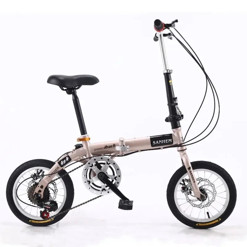 Commuting With Bike - 通勤者・学生向け自転車 折りたたみ自転車 大人用折りたたみ自転車 軽量ポータブル自転車 ディスクブレーキ付き 都市向け