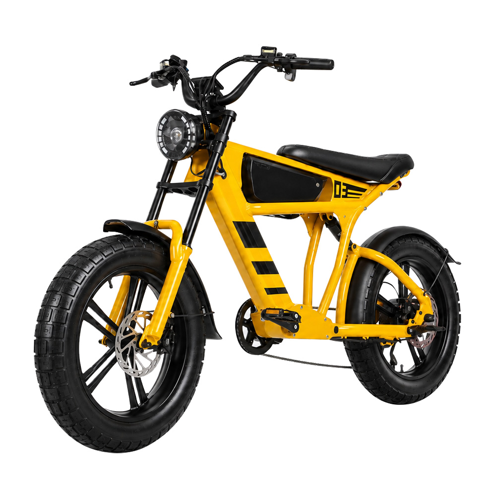 Cycling Commute Speed - 48V 18.2Ah 1000W ファットタイヤ電動自転車 20x4.0 大人用Eバイク