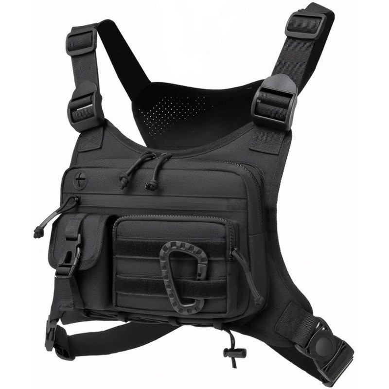 Cycling Commuter Backpack Waterproof - タクティカルチェストバッグ メンズベスト EDC 防水 盗難防止 チェストパック