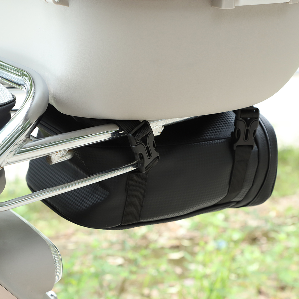 Saddle Bag Under Seat - バイク用荷物ラックアンダーバッグ 防水自転車後部シートバッグ 調節可能なバイク後部シートサドルポーチ バイクアクセサリー