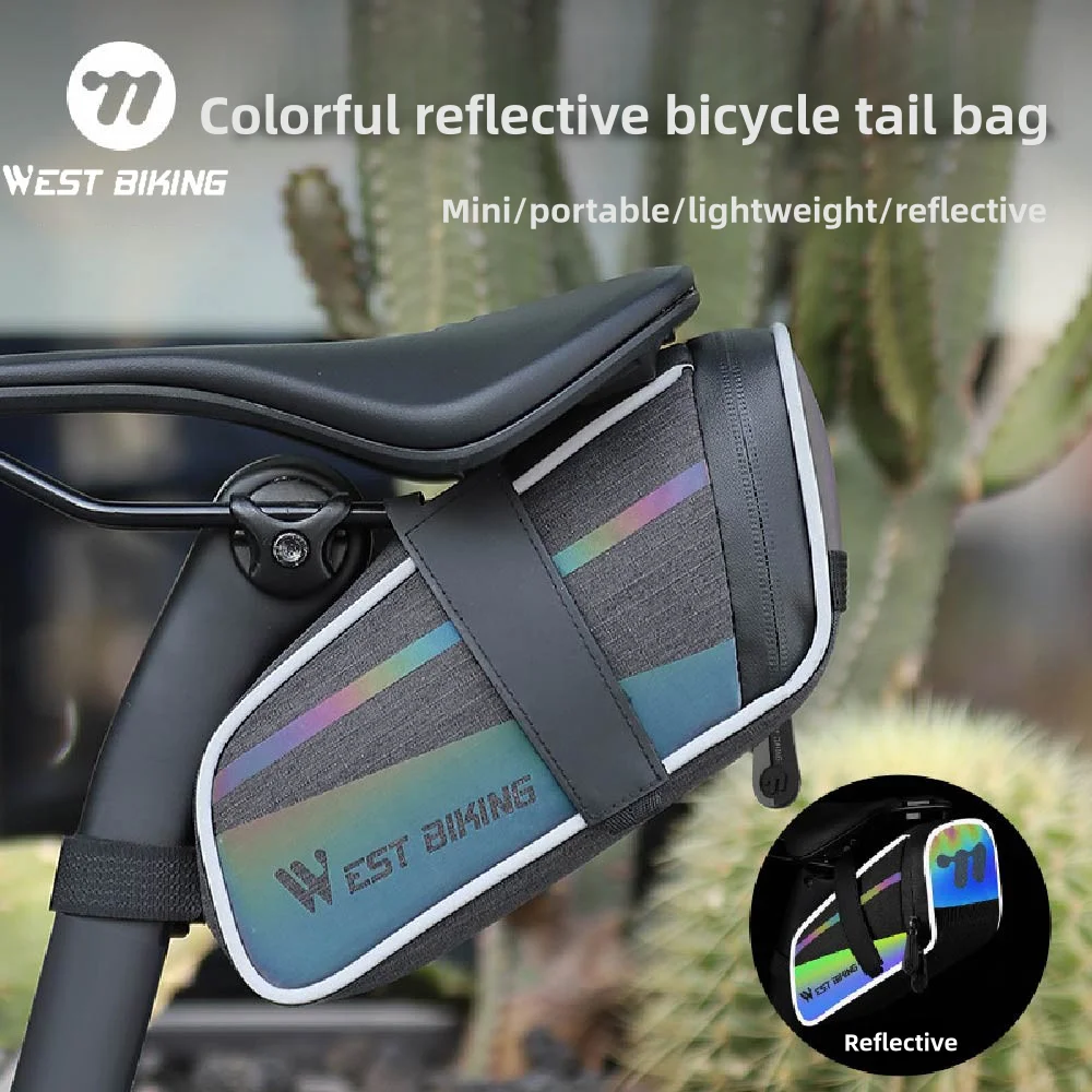 Saddle Bag Under Seat - 自転車サドルバッグ、小型ロードバイクシートバッグ、1.8L防水バックポケット、シート下自転車収納、ライディングアクセサリー
