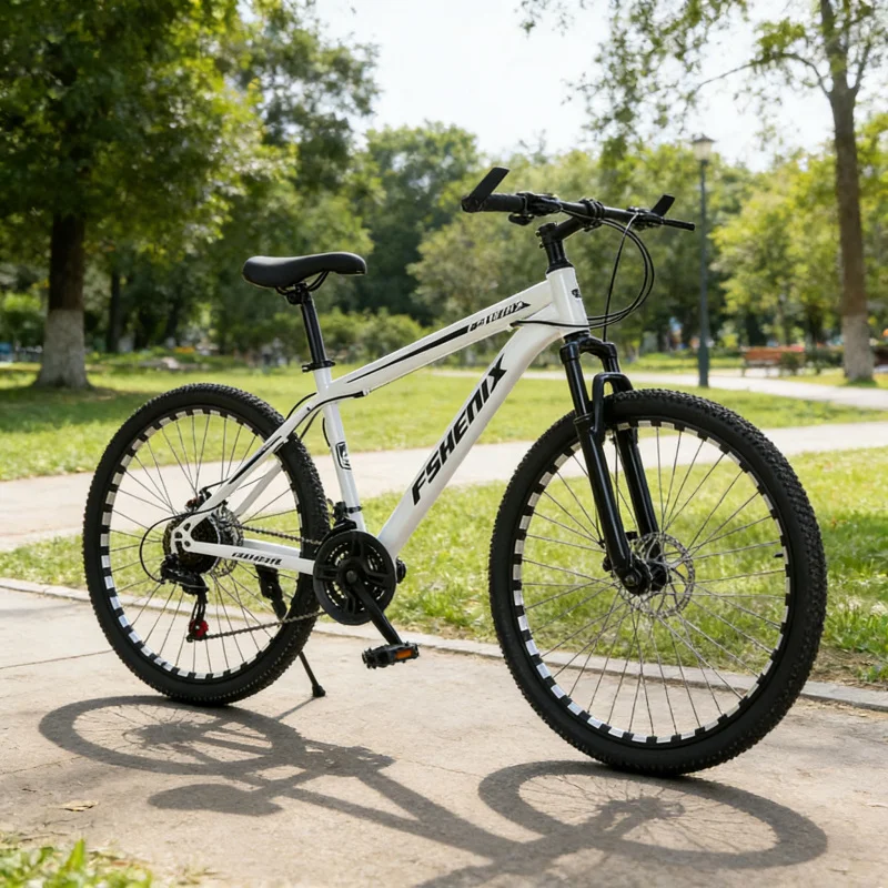Cycling Commute Speed - スノーホワイト スポークホイール マウンテンバイク 24/26インチ 大人用自転車 21速