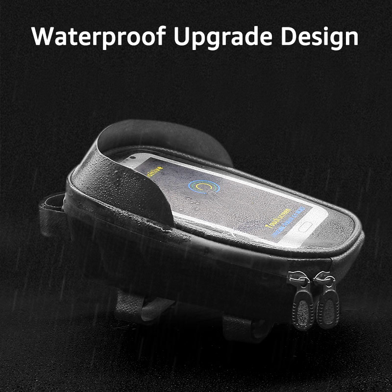 防水自転車用フロントフレームバッグ、TPUタッチレインカバー - Cycling Commuter Backpack Waterproof のレビューと価格