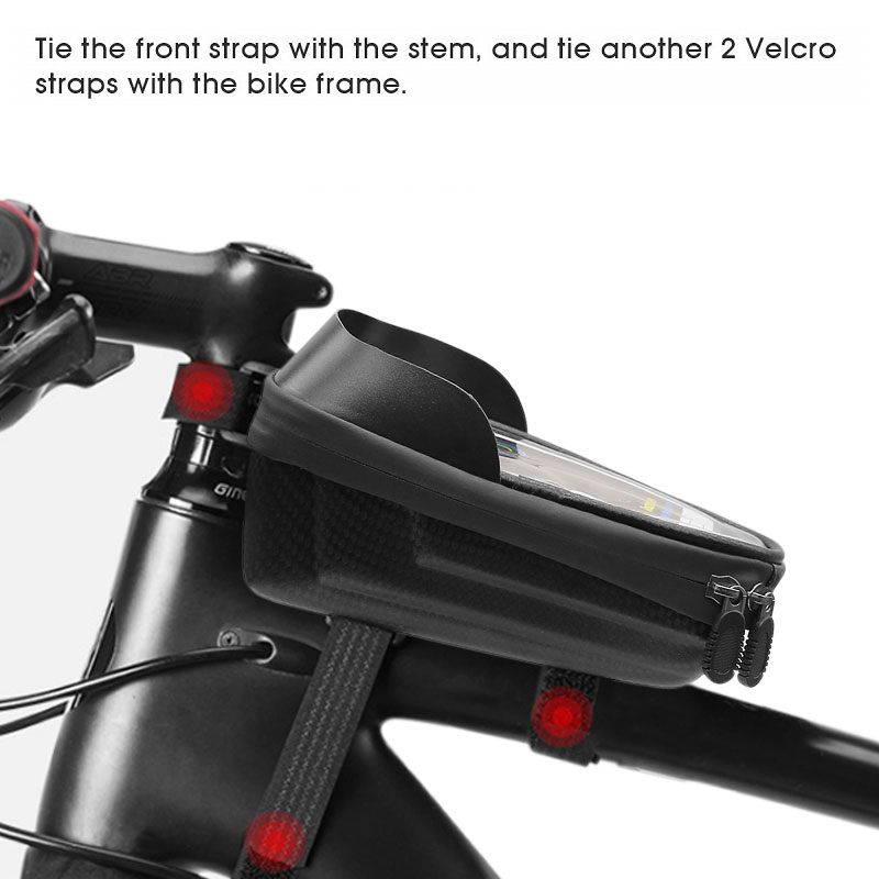 防水自転車用フロントフレームバッグ、TPUタッチレインカバー - Cycling Commuter Backpack Waterproof のレビューと価格