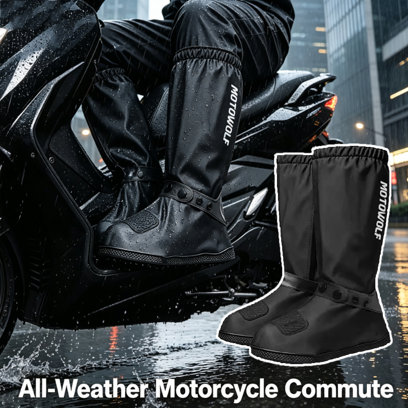 屋外通勤用チューブ型レインシューズカバー、再利用可能なバイク - Cycling Shoes For Commute のレビューと価格