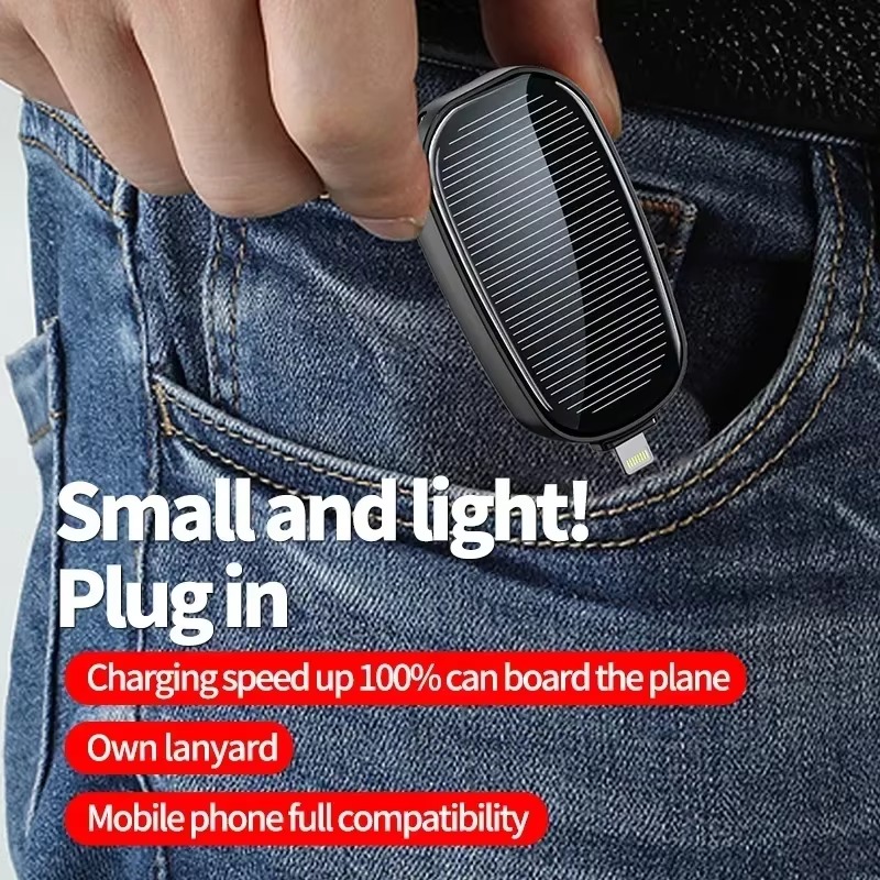 緊急用ソーラーミニポータブル電源キーホルダー型携帯充電器小型 - Usb Charger Dynamo のレビューと価格