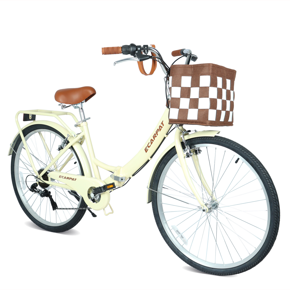 A26285B 26インチ折りたたみシティバイク、7段変速＆ - Commuting With Bike のレビューと価格