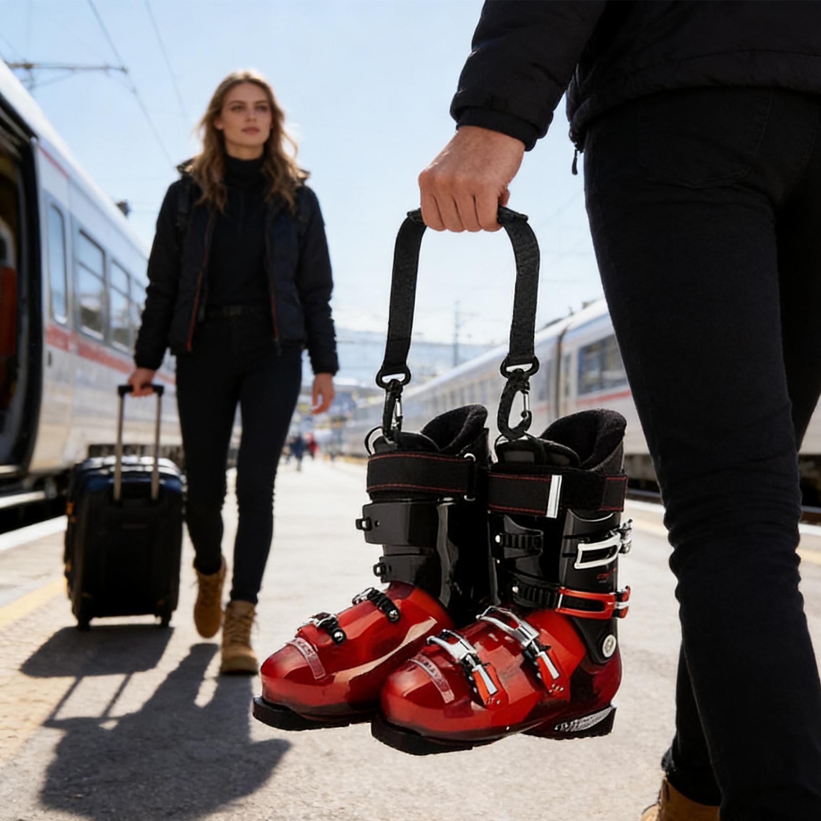 スキーブーツストラップ ギア ショルダー スリング スキーキ - Cycling Commuting のレビューと価格