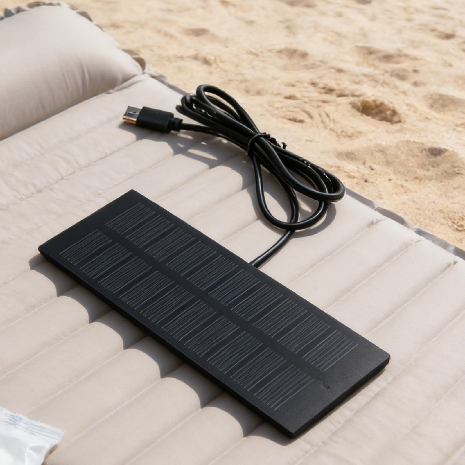 5W 5V ポータブルソーラーパネル USB ソーラーパネル - Usb Charger Dynamo のレビューと価格