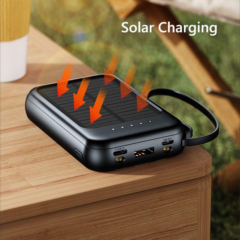 50000mAh ソーラーパワーバンク 内蔵ケーブル ソーラ - Usb Charger Dynamo のレビューと価格