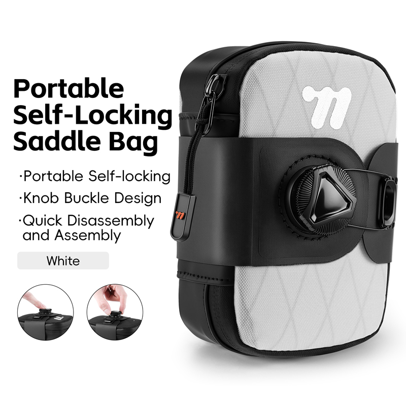 WEST BIKING 自転車サドルバッグ セルフロックノブ - Saddle Bag Under Seat のレビューと価格