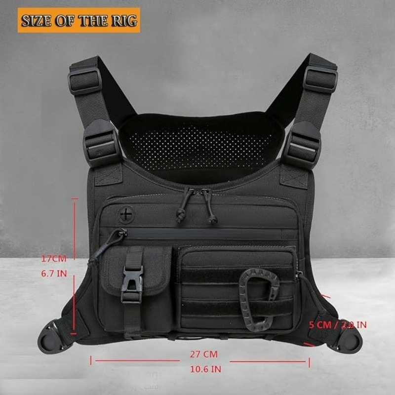 タクティカルチェストバッグ メンズベスト EDC 防水 盗難 - Cycling Commuter Backpack Waterproof のレビューと価格