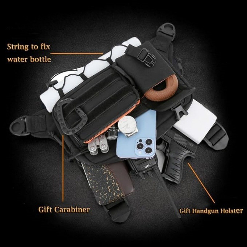 タクティカルチェストバッグ メンズベスト EDC 防水 盗難 - Cycling Commuter Backpack Waterproof のレビューと価格