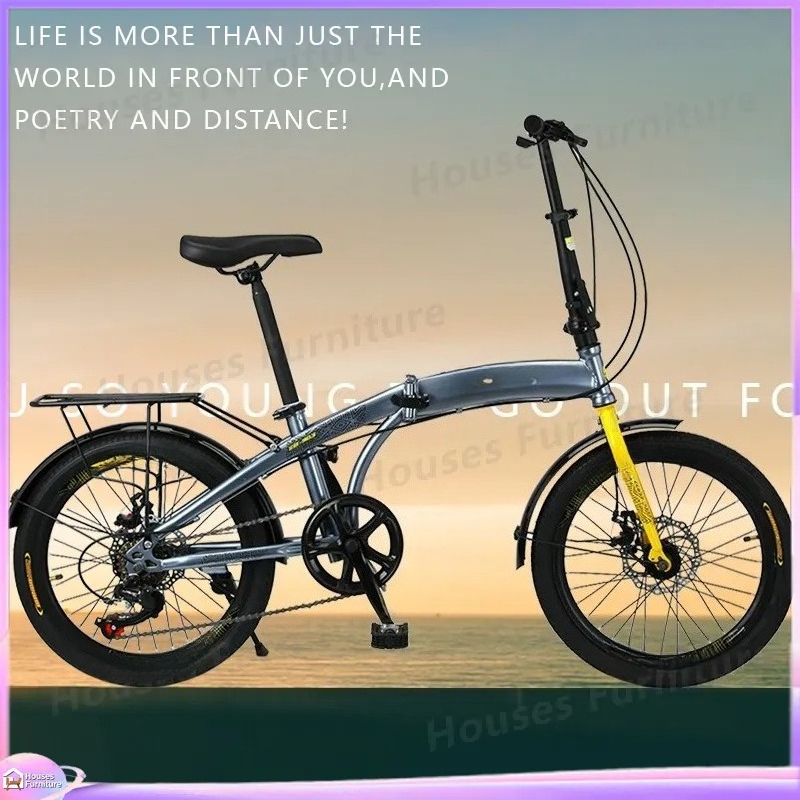 20インチ折りたたみ自転車 変速可能 軽量 ポータブル ユニ - Cycling Commute Speed のレビューと価格